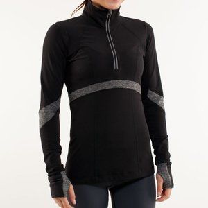 ✨Lululemon Run: Distance Pullover Heathered Black